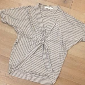 Forever 21 striped top with knot